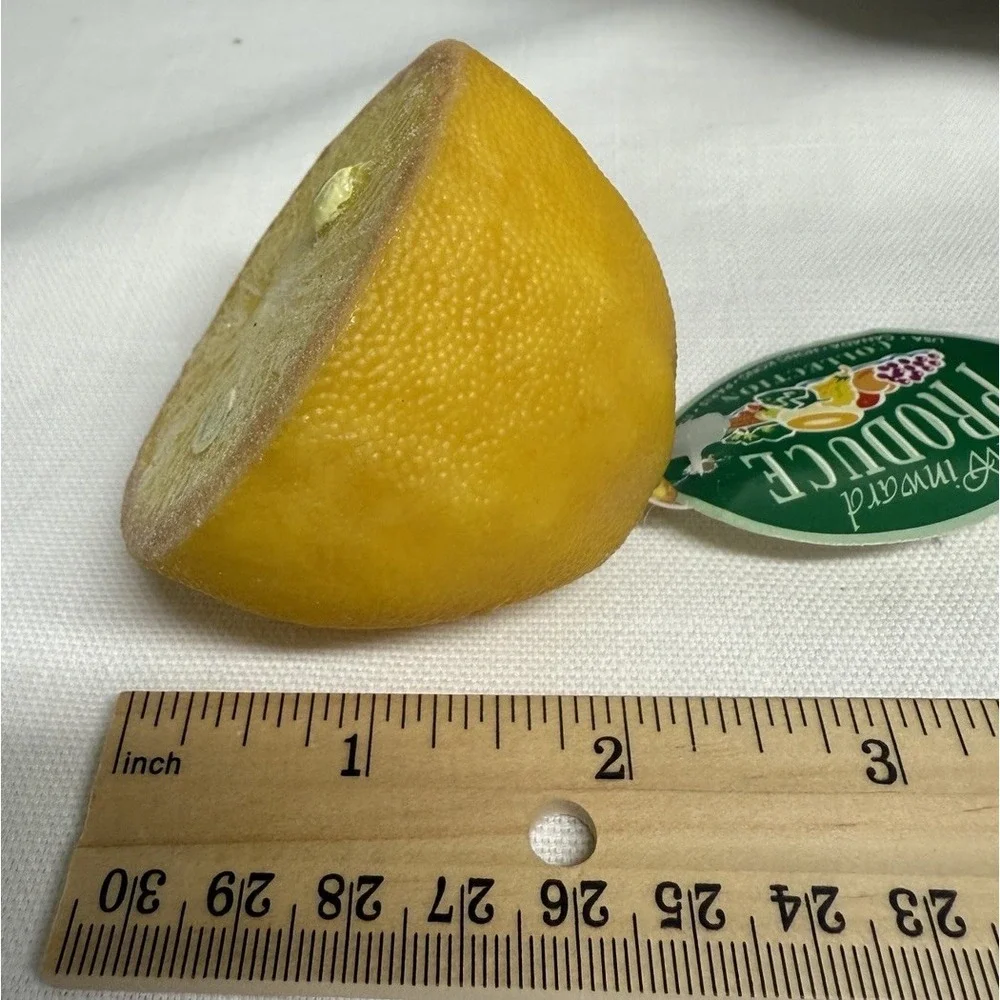 Winward Produce Lemon Faux Fruit Realistic Simulation Hand Painted Prop Decor 15
